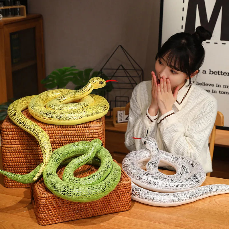 Long Shiny Snake Plushies - Image 3