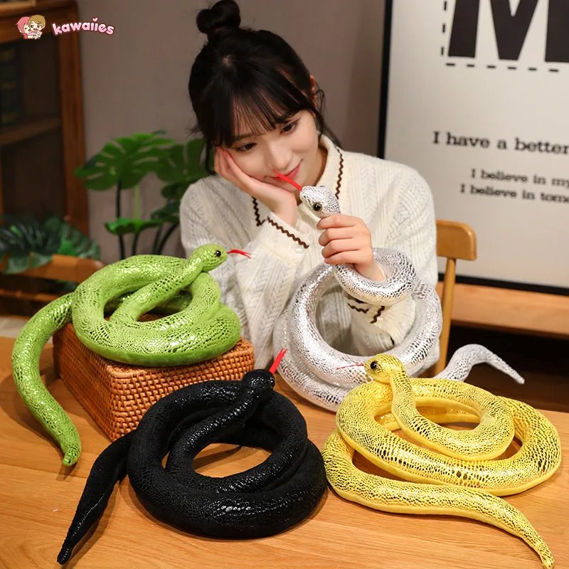 Long Shiny Snake Plushies - Image 18