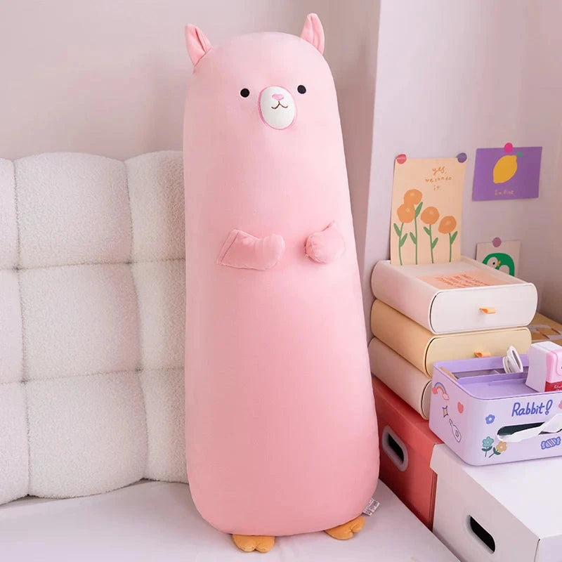 Long Snuggle Buddies Capybara Alpaca Pig Plushie - Image 5