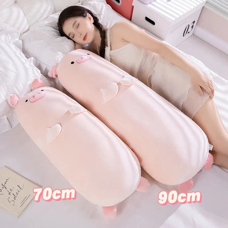 Long Snuggle Buddies Capybara Alpaca Pig Plushie - Image 4