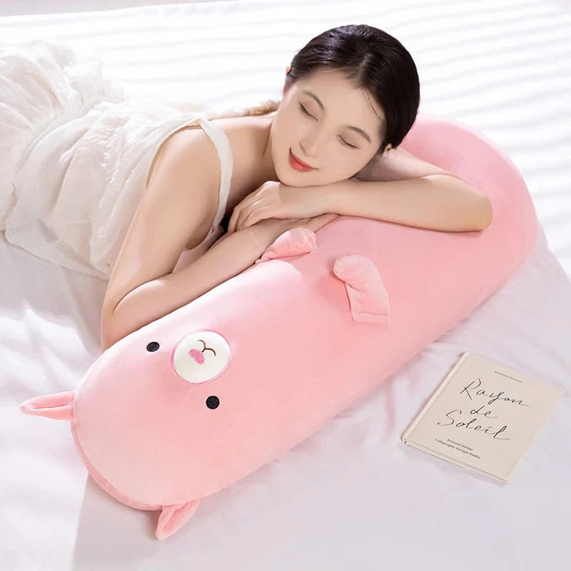 Long Snuggle Buddies Capybara Alpaca Pig Plushie - Image 10