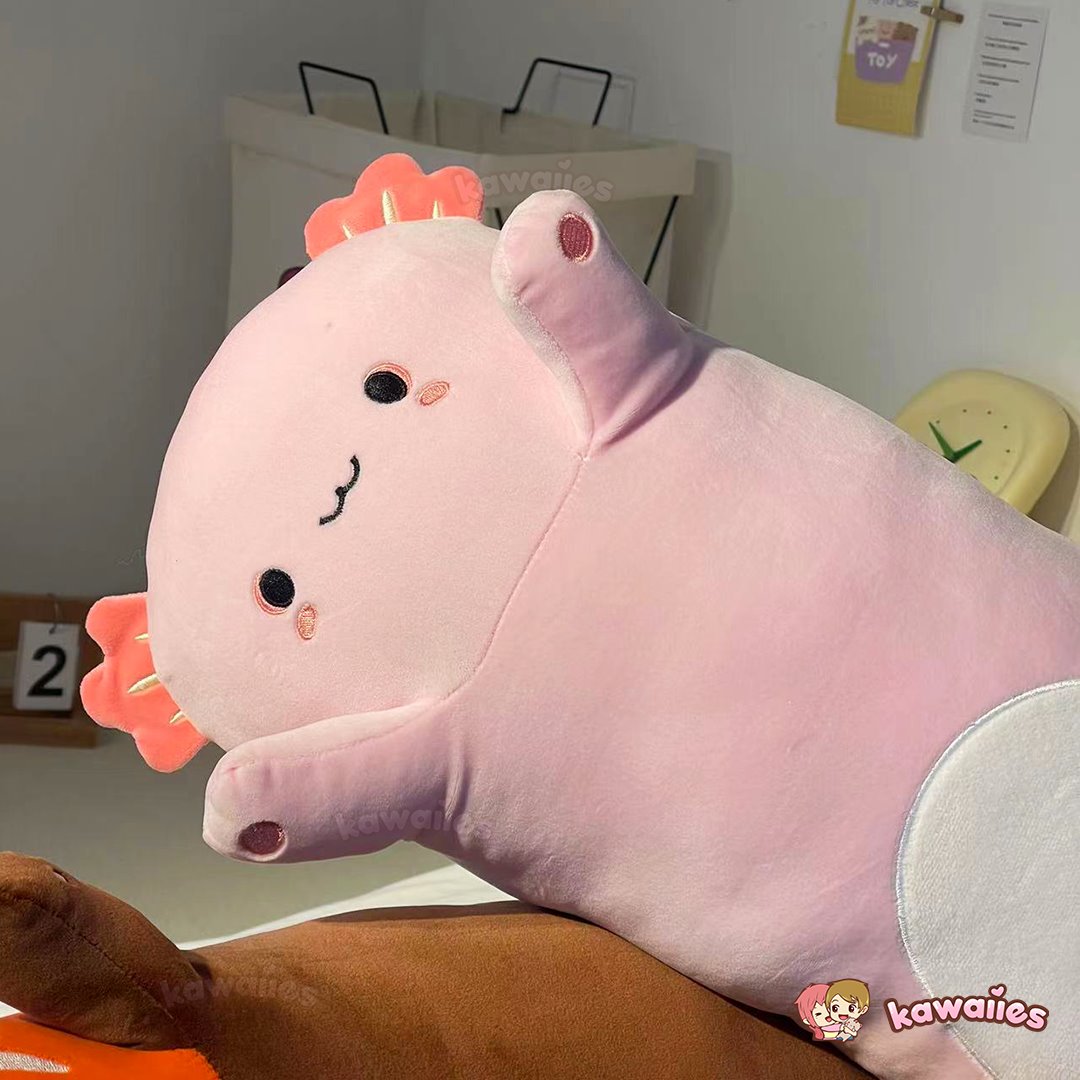 Long Snuggly Chai Red Panda Axolotl Capybara Plushies - Image 8