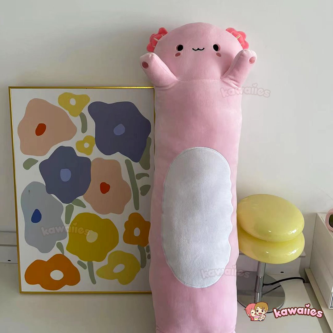 Long Snuggly Chai Red Panda Axolotl Capybara Plushies - Image 4