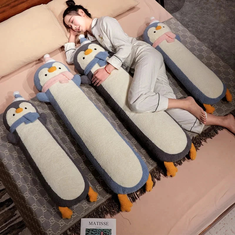 Long Snuggly Fluffy Penguin Plushies - Image 9