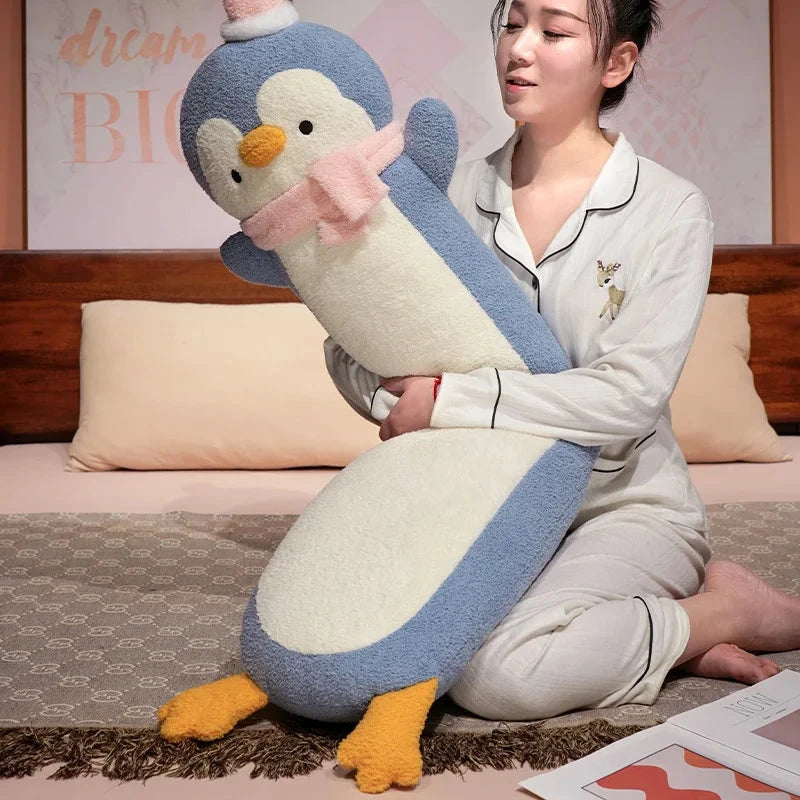 Long Snuggly Fluffy Penguin Plushies - Image 7