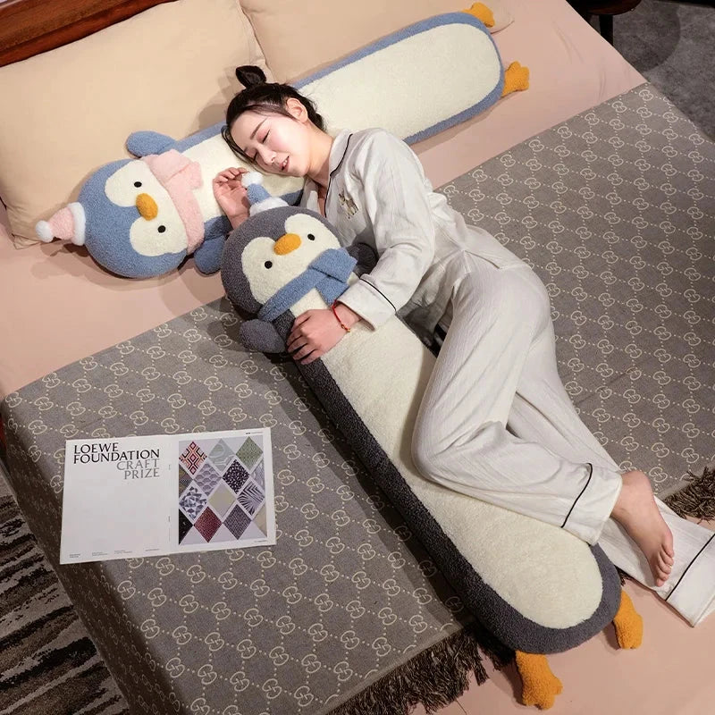 Long Snuggly Fluffy Penguin Plushies - Image 8