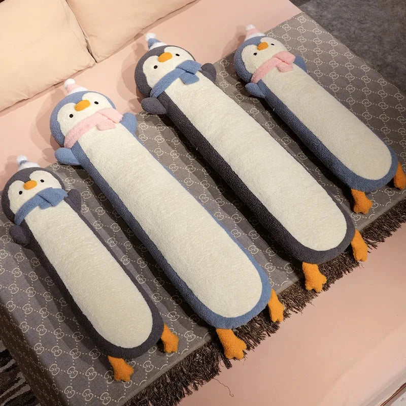 Long Snuggly Fluffy Penguin Plushies - Image 5