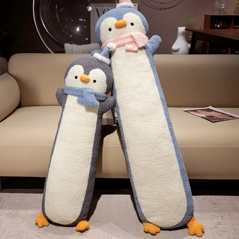 Long Snuggly Fluffy Penguin Plushies - Image 3