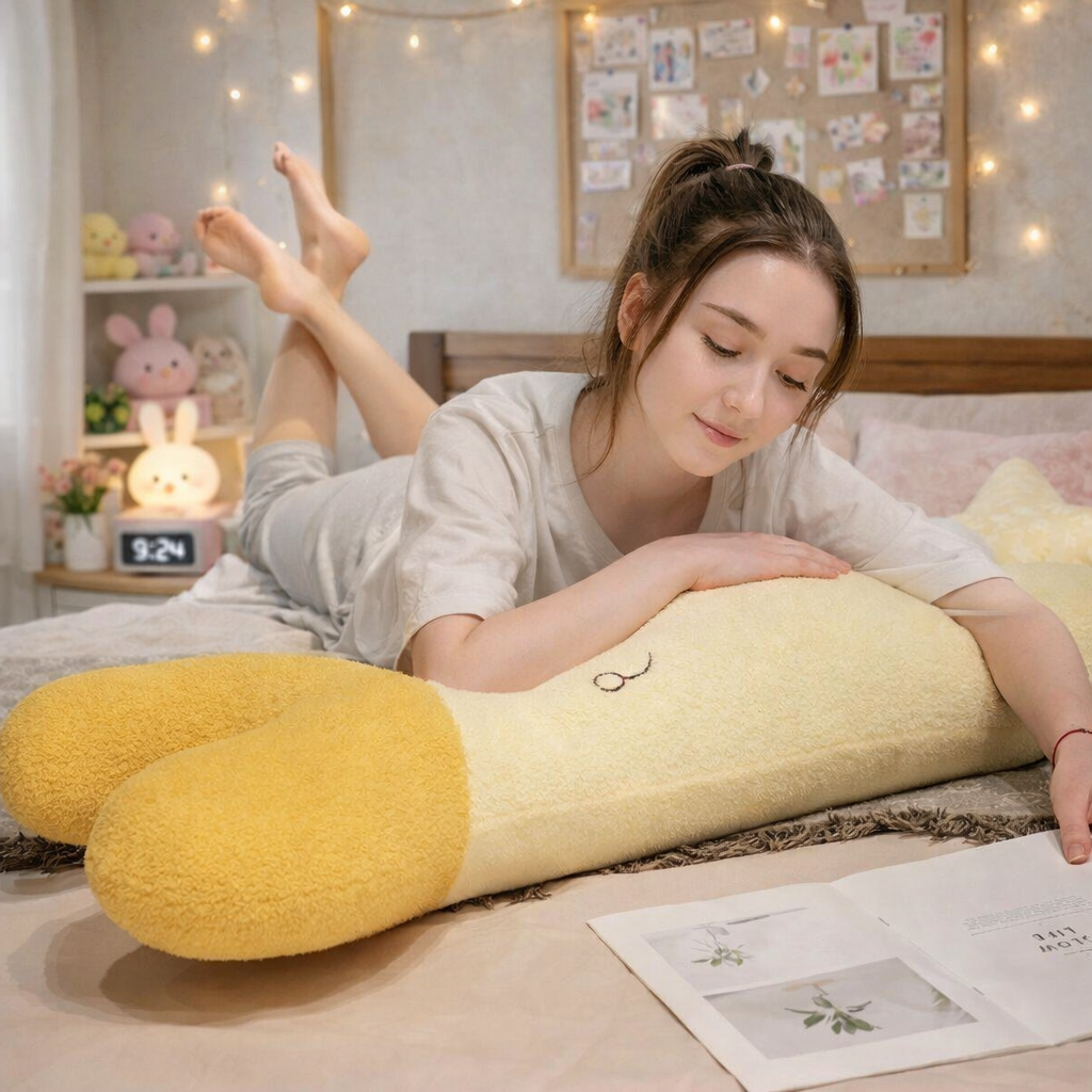 Long Snuggly Giant Vegetable Plushies - Image 6