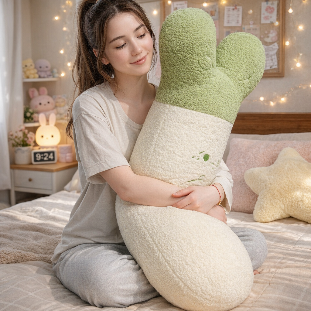 Long Snuggly Giant Vegetable Plushies - Image 3