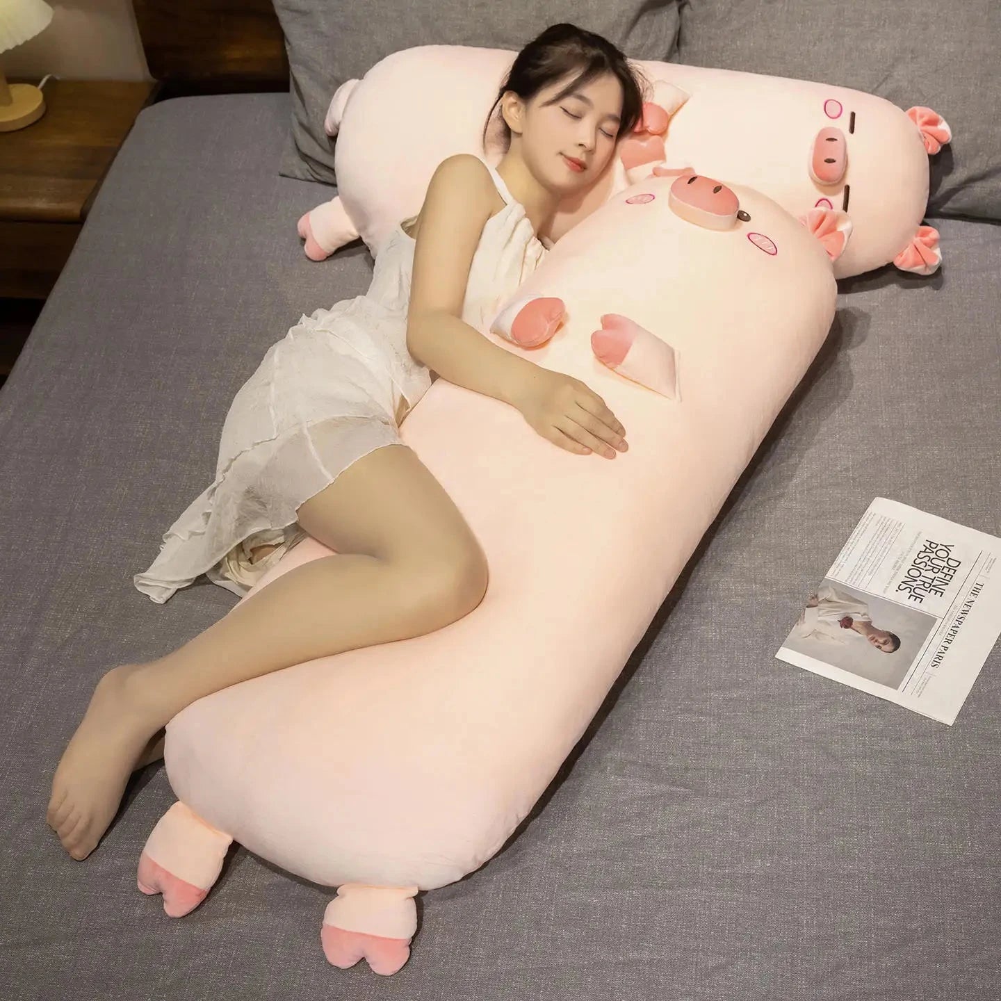 Long Snuggly Pig Plushies - Image 7