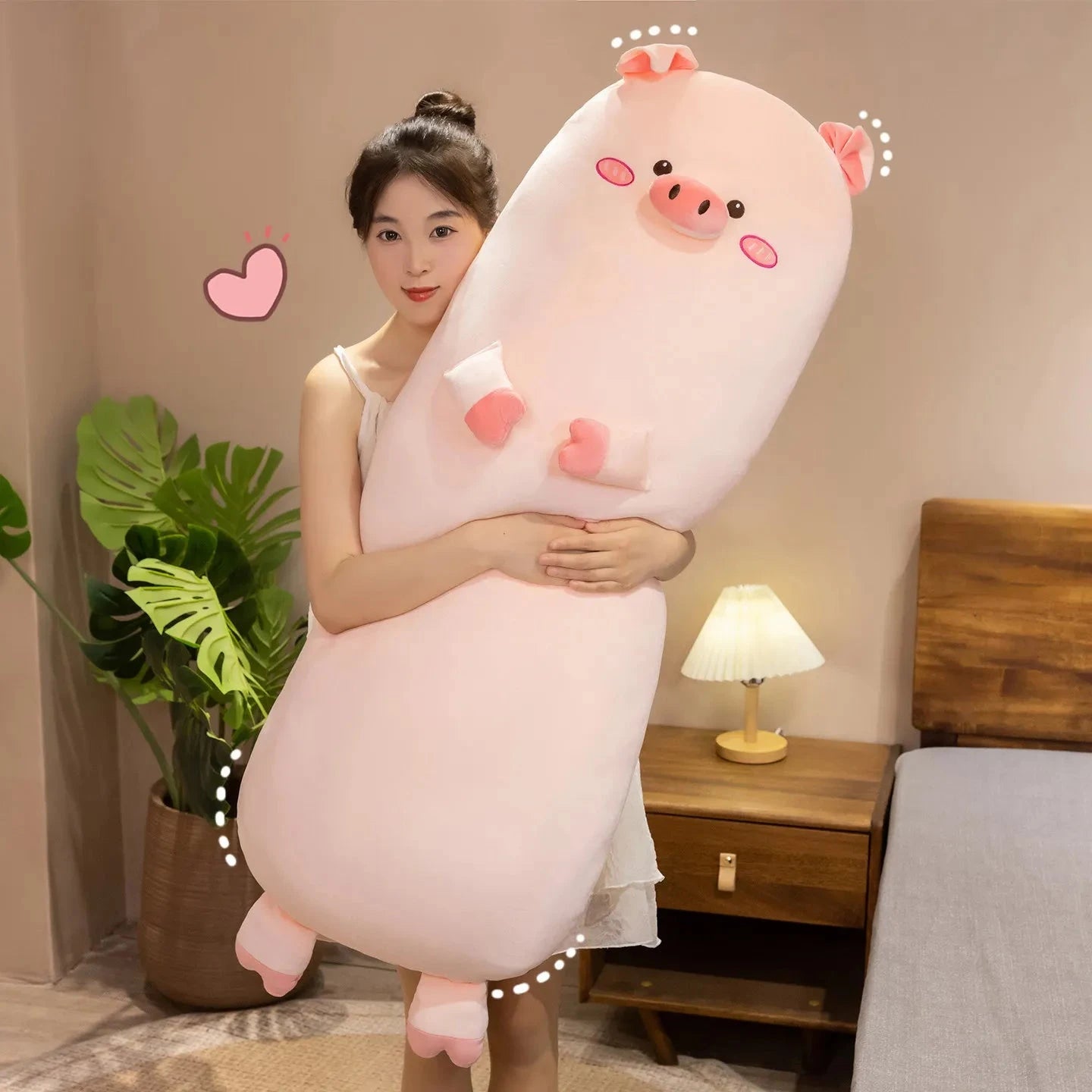 Long Snuggly Pig Plushies - Image 6