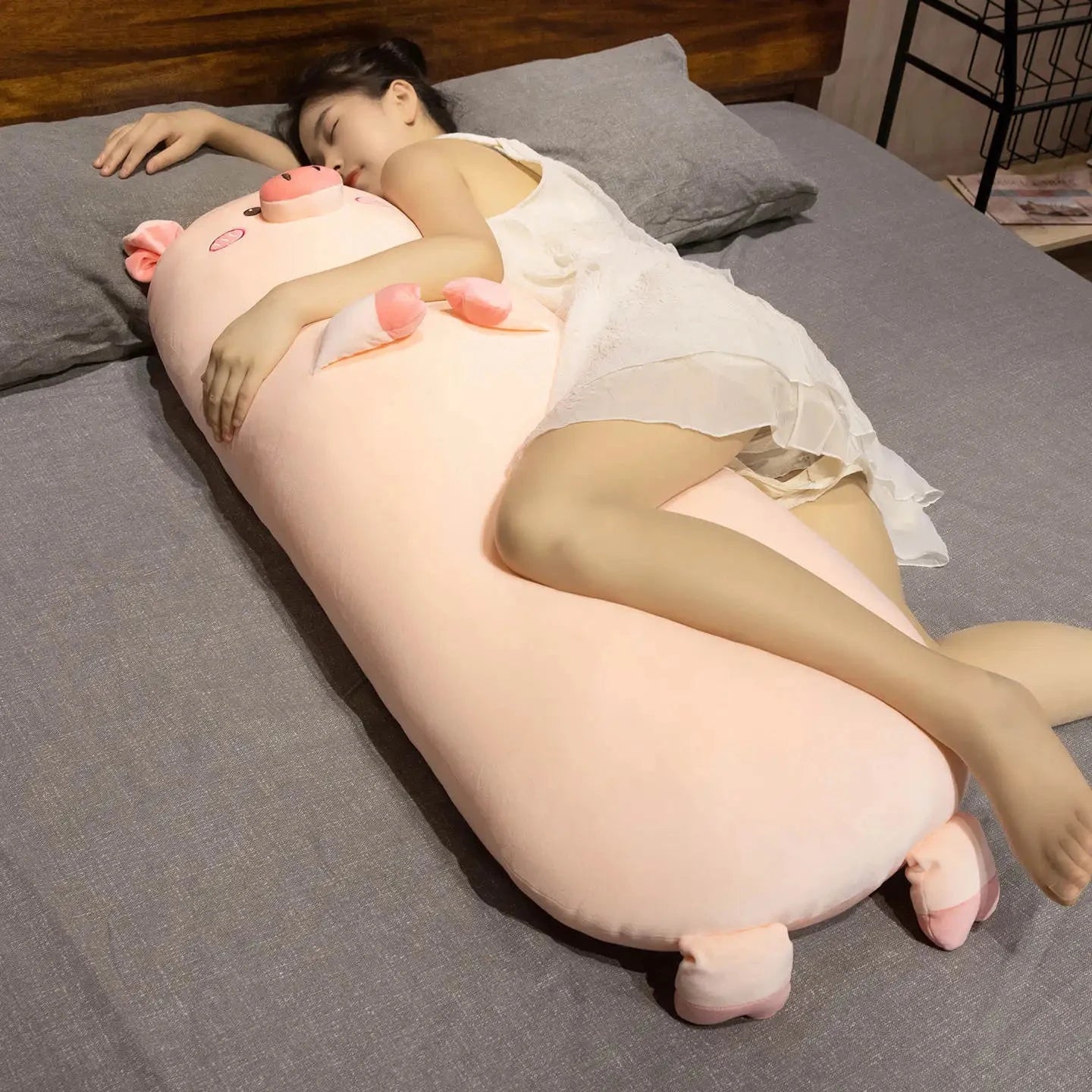 Long Snuggly Pig Plushies - Image 5