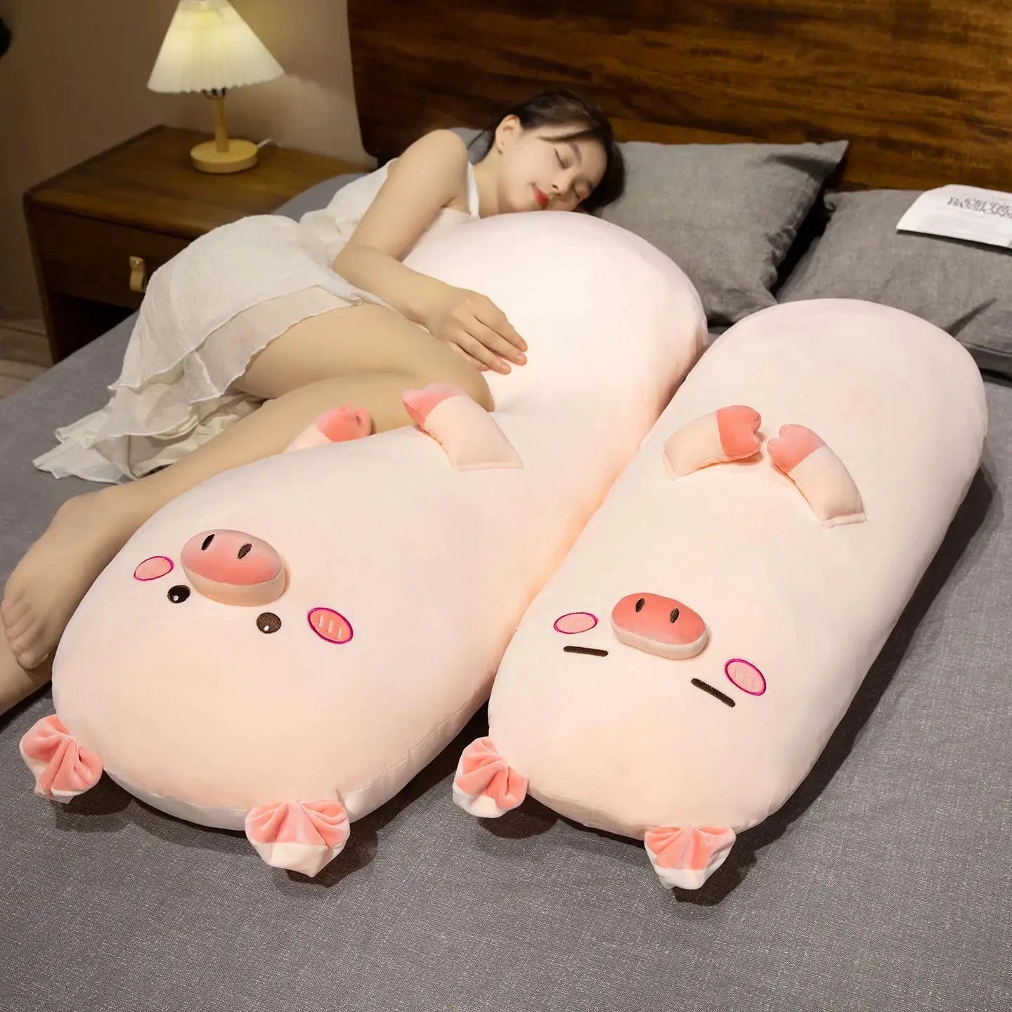 Long Snuggly Pig Plushies - Image 3