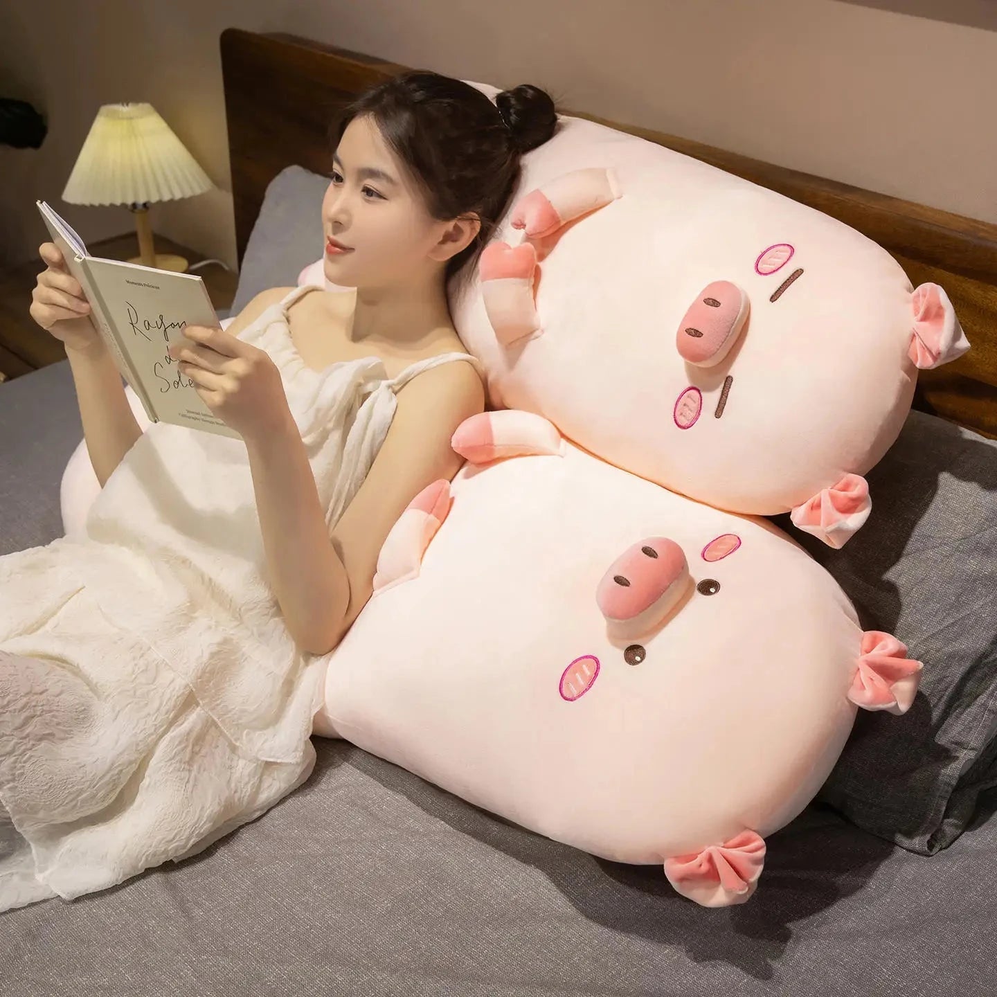 Long Snuggly Pig Plushies - Image 10