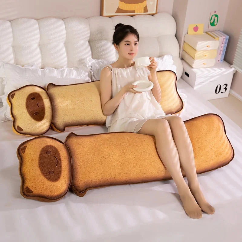 Long Snuggly Toasted Cat Plushies - Image 9