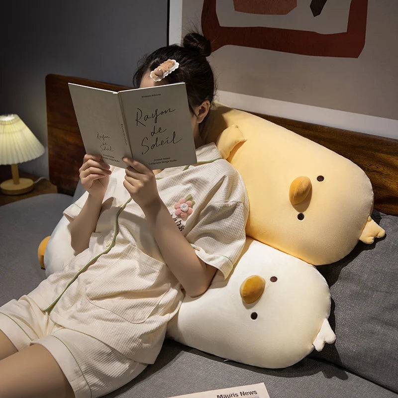 Long Snuggly Yellow Duck Plushie - Image 10