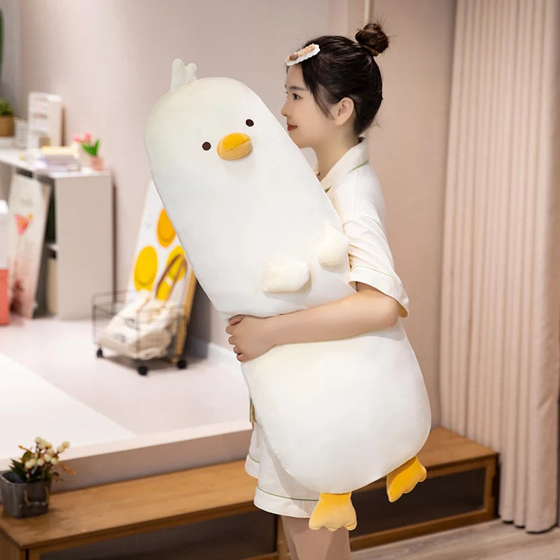 Long Snuggly Yellow Duck Plushie - Image 8