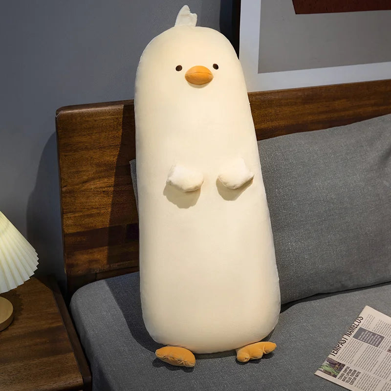 Long Snuggly Yellow Duck Plushie - Image 6