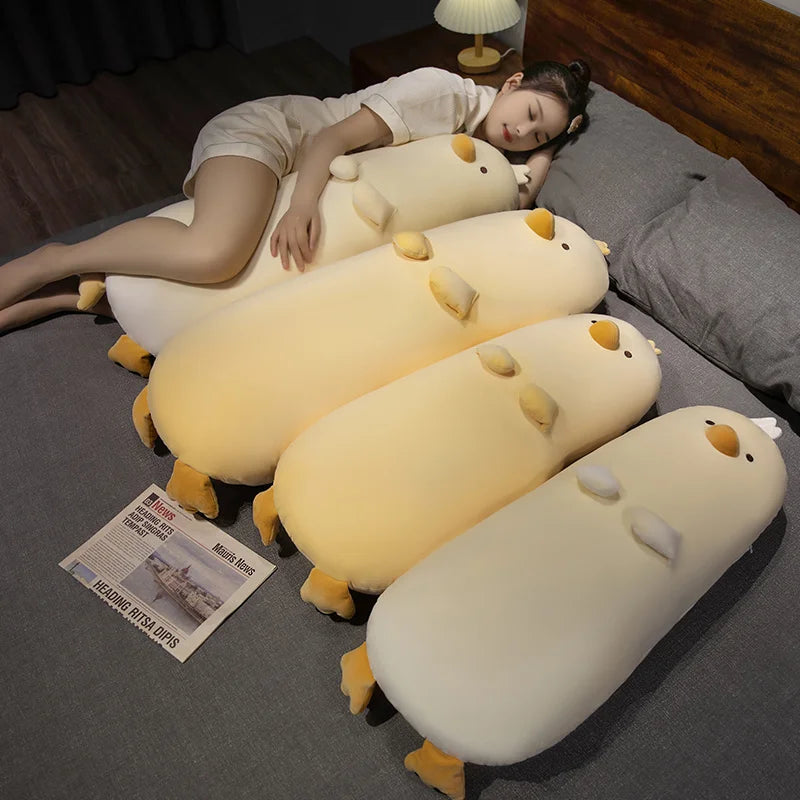 Long Snuggly Yellow Duck Plushie - Image 3
