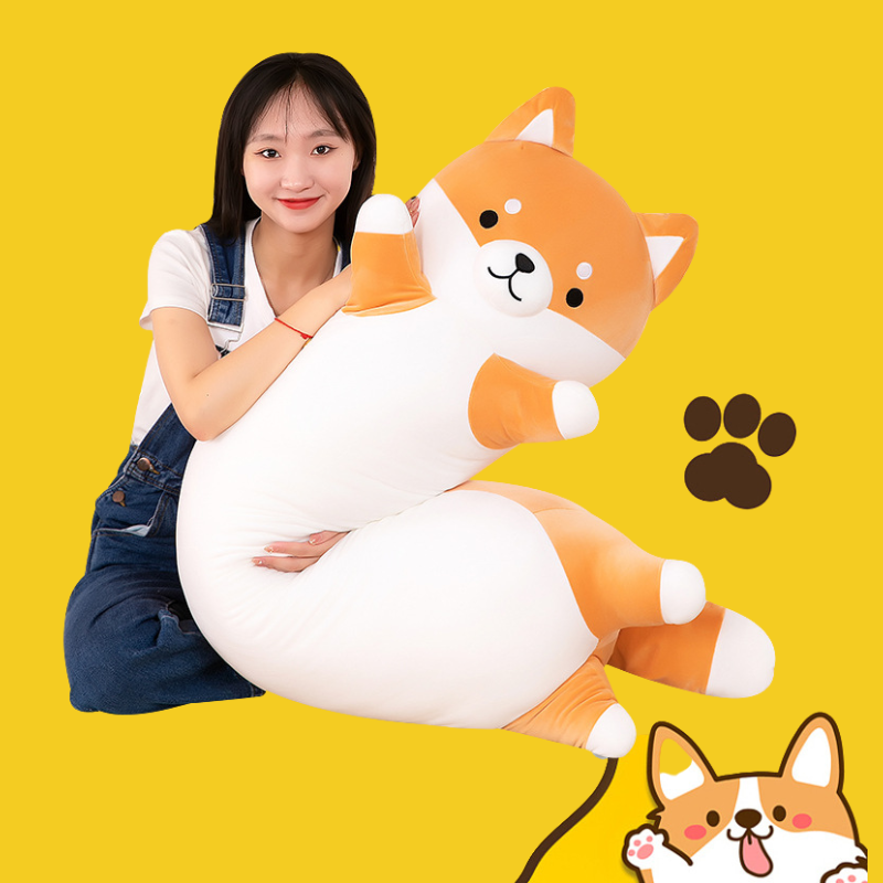 Long Soft Shiba Inu Dog Plush Toy - Image 3