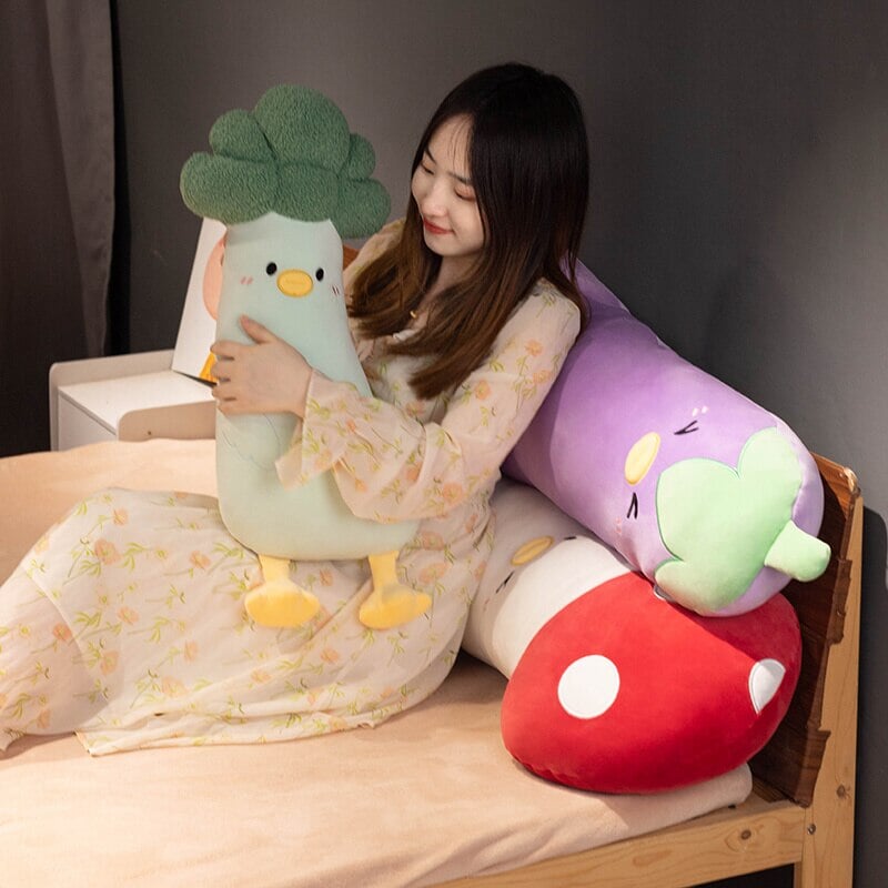 Long Vegetable Duck Family Plush Collection - Image 14