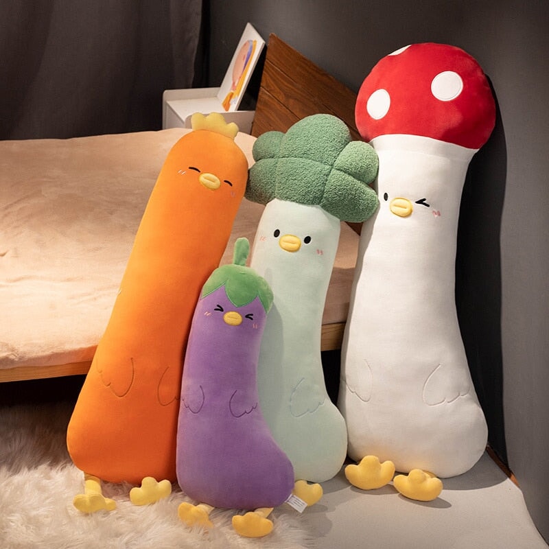 Long Vegetable Duck Family Plush Collection - Image 12