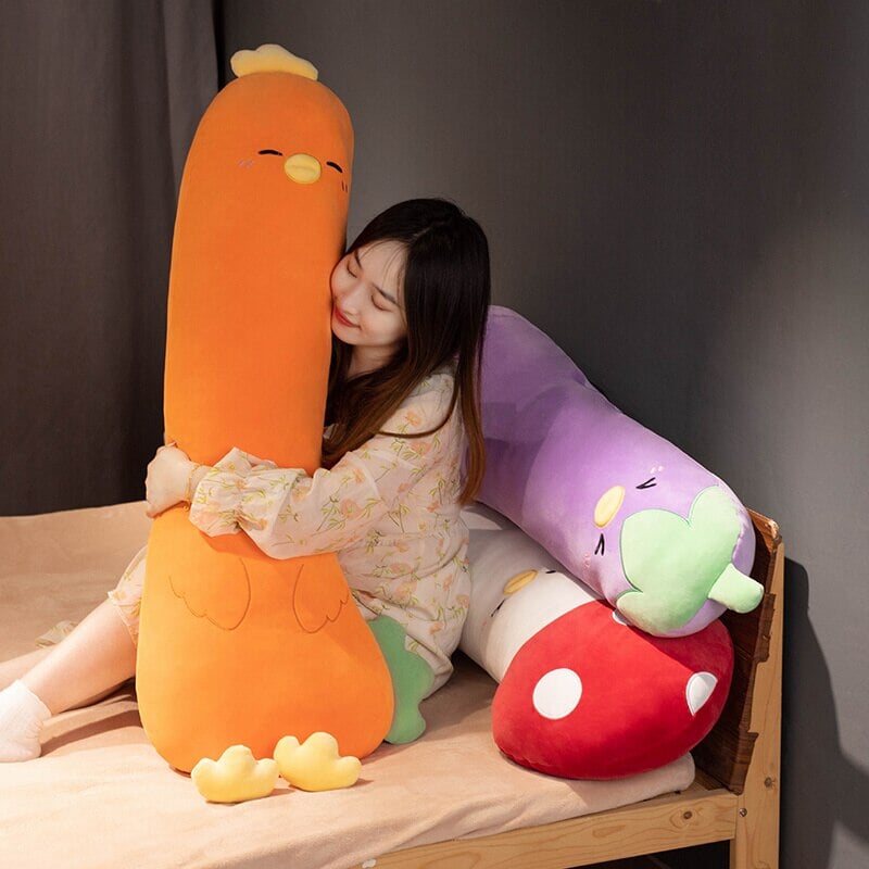 Long Vegetable Duck Family Plush Collection - Image 13