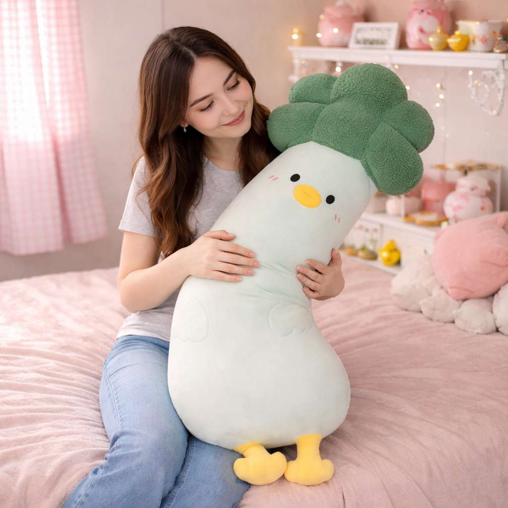 Long Vegetable Duck Family Plush Collection - Image 10