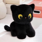 Luna & Misty the Fluffy Sitting Cat Plushies