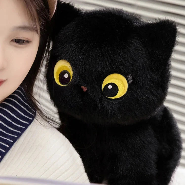 Luna & Misty the Fluffy Sitting Cat Plushies - Image 6