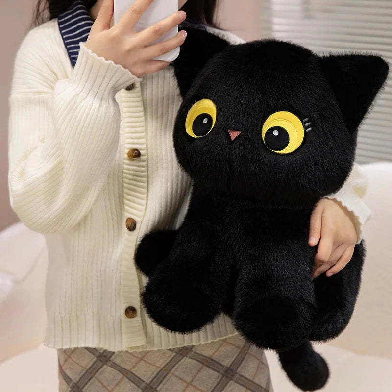 Luna & Misty the Fluffy Sitting Cat Plushies - Image 5