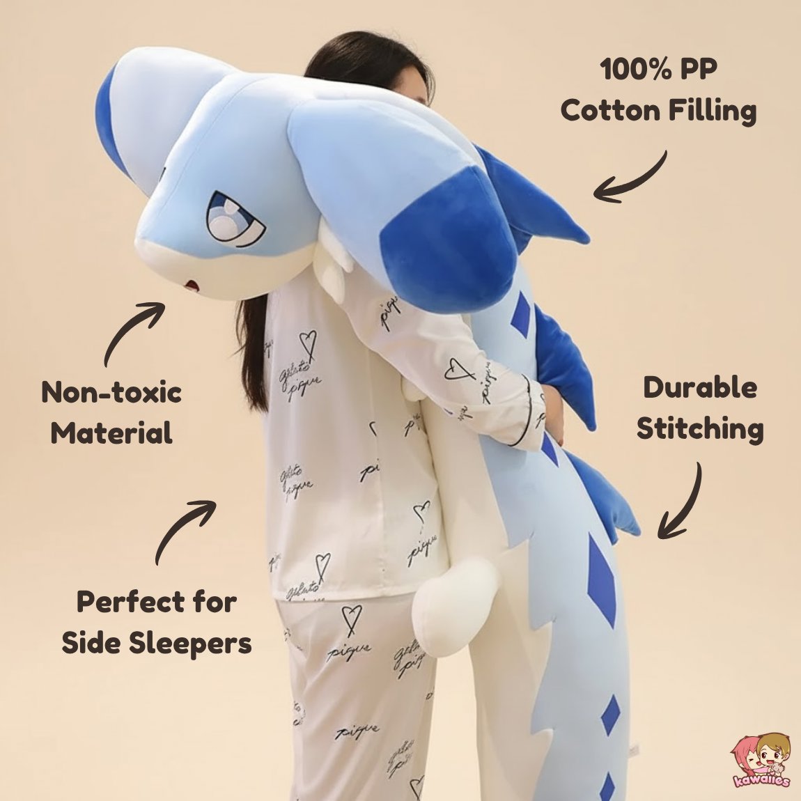 Melody and Sofi the Long Hybrid Dragon Plushies - Image 3