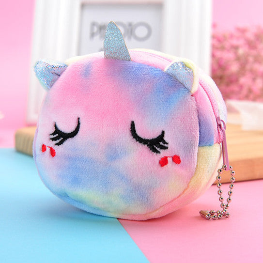 Mini Girls Cartoon Graphic Coin Case - Image 5