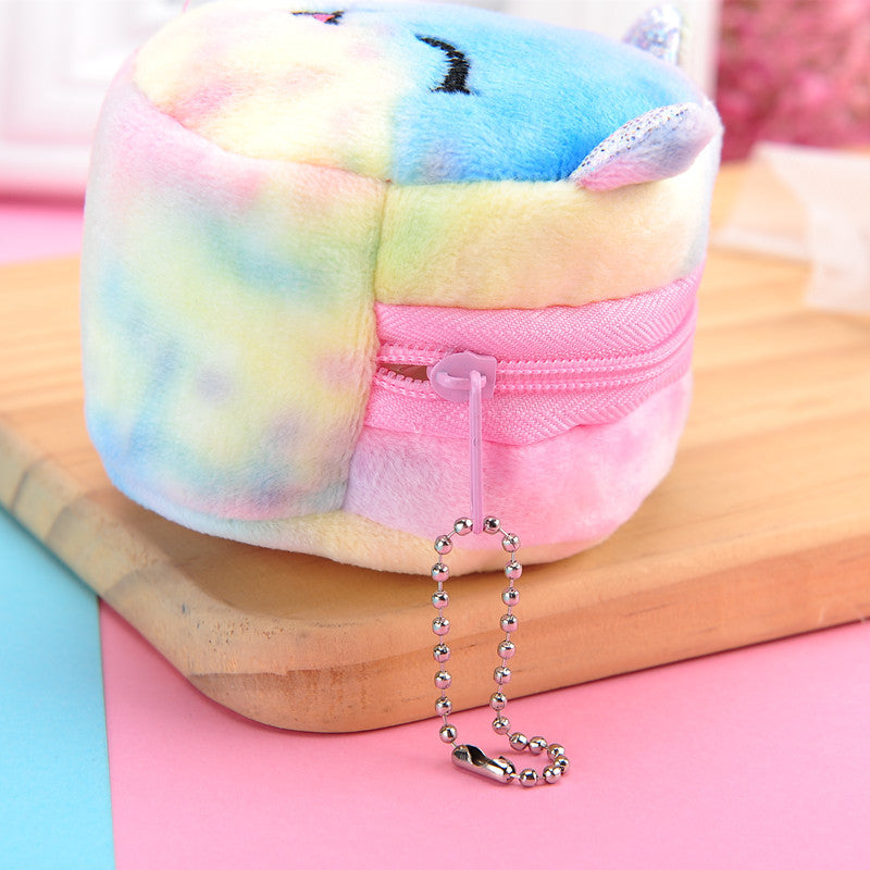 Mini Girls Cartoon Graphic Coin Case - Image 4