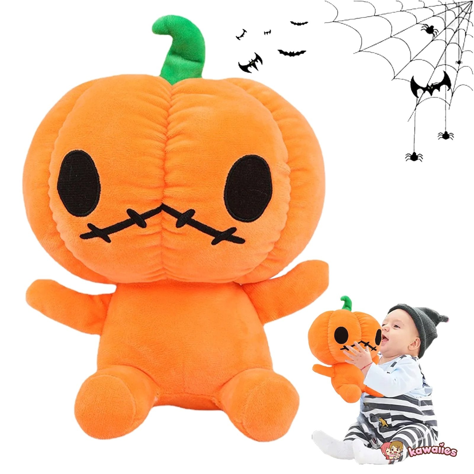 Mini Halloween Pumpkid Plushie - Image 16