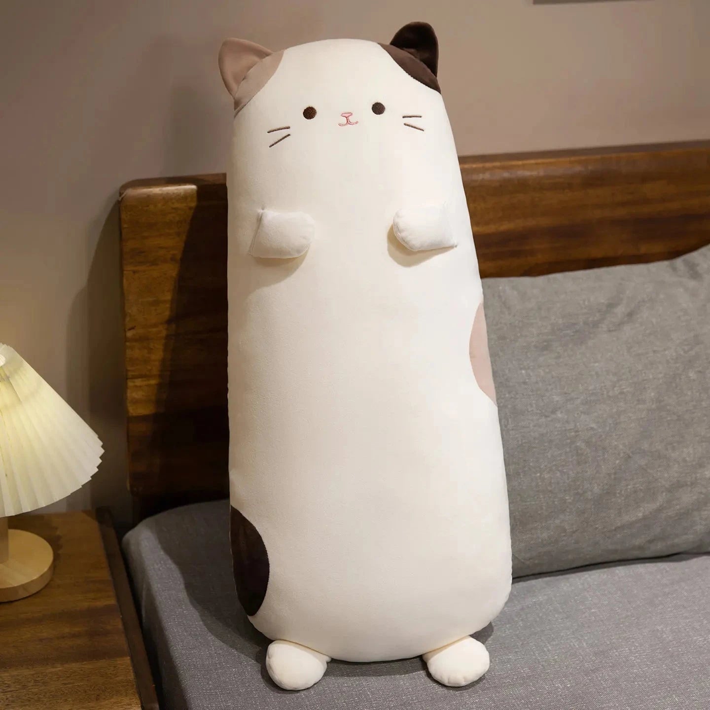 Mochi the Long Snuggly Spotted Cat Plush - Image 7