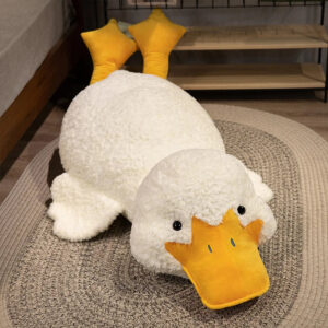 Molly the Giant Fluffy White Duck Plushie