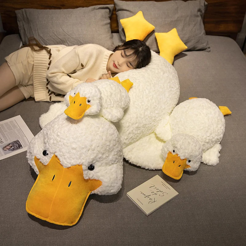 Molly the Giant Fluffy White Duck Plushie - Image 2