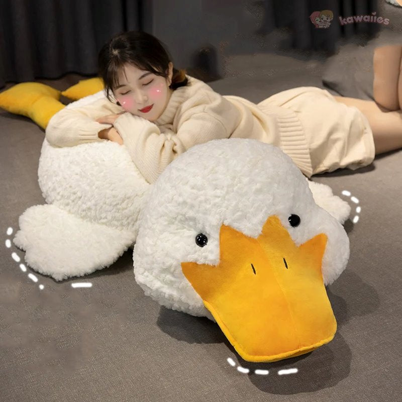 Molly the Giant Fluffy White Duck Plushie - Image 10