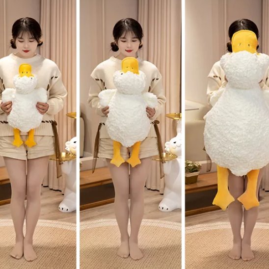 Molly the Giant Fluffy White Duck Plushie - Image 7