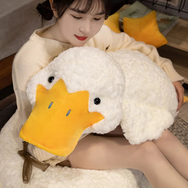Molly the Giant Fluffy White Duck Plushie - Image 6
