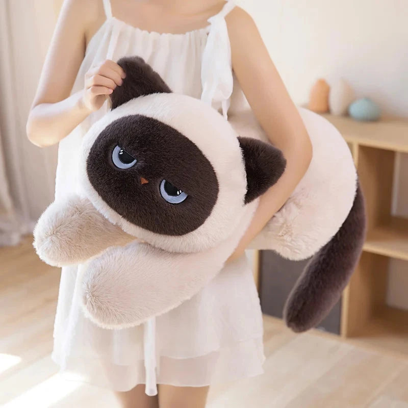 Momo the Long Kawaii Siamese Cat Plush - Image 2