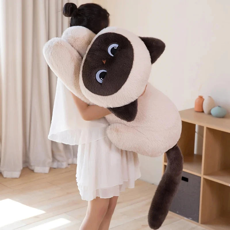 Momo the Long Kawaii Siamese Cat Plush - Image 7