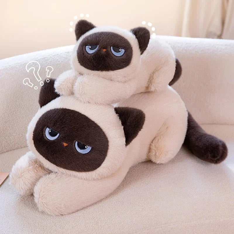 Momo the Long Kawaii Siamese Cat Plush - Image 4