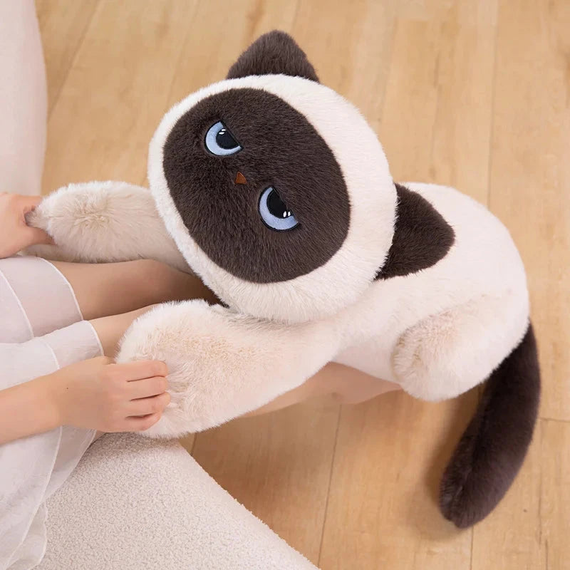 Momo the Long Kawaii Siamese Cat Plush - Image 11