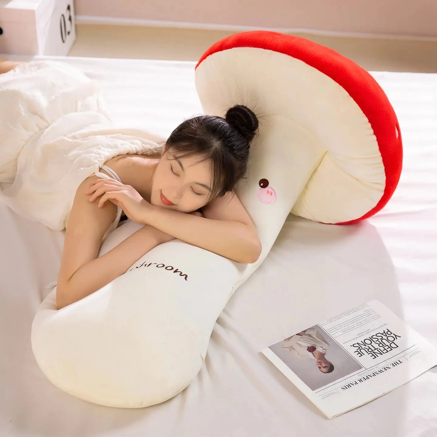 Mushie the Long Snuggly Kawaii Mushroom Plushies - Image 13