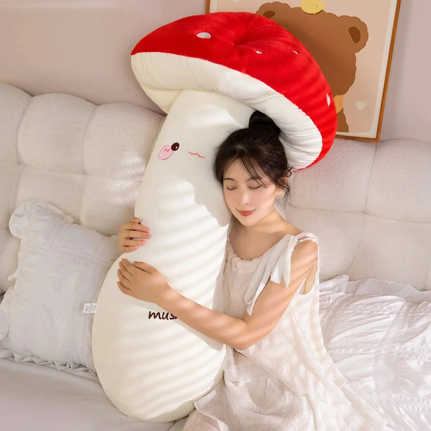 Mushie the Long Snuggly Kawaii Mushroom Plushies - Image 12