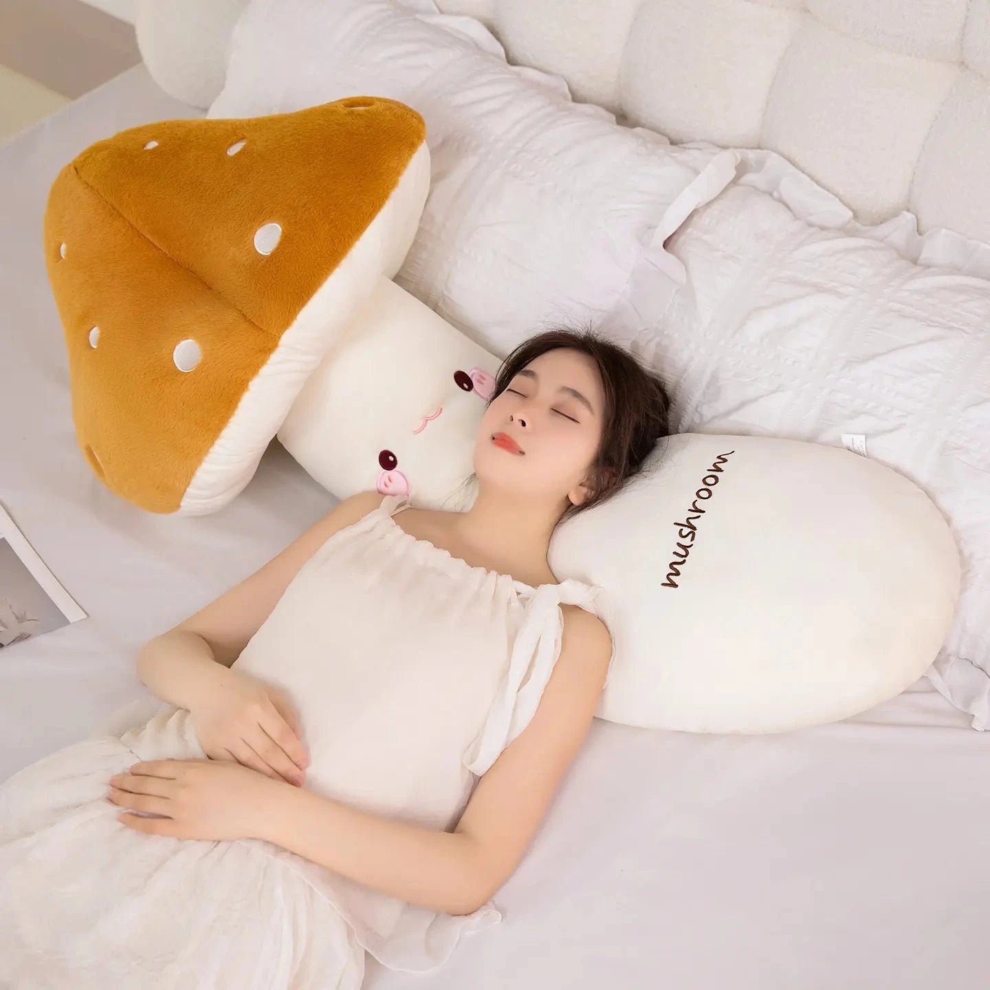 Mushie the Long Snuggly Kawaii Mushroom Plushies - Image 11