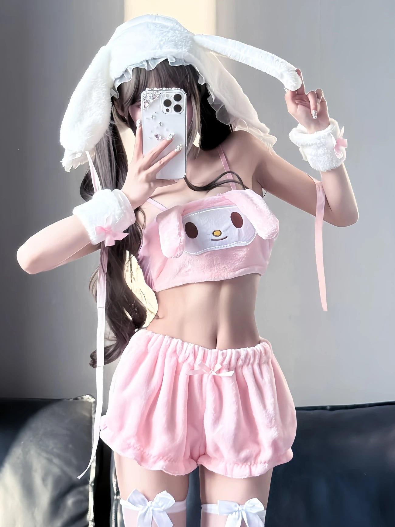 My Melody Pajama Set Kawaii Ear Pajamas - Image 3